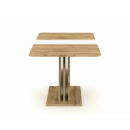 Стол обеденный SIGNAL EXEL дуб вотан/белый мат 140-180/85